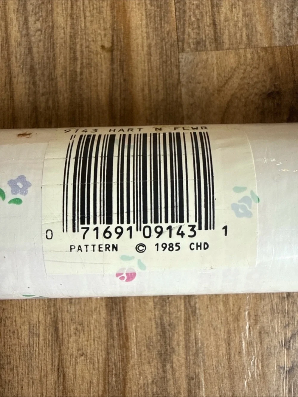 Vtg Contact Paper Peel & Stick Shelf Liner Roll Rubbermaid 13.5 Sq Hart N Flwr